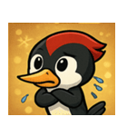 キラキラくちばしのキツツキ@SFW（個別スタンプ：11）