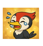 キラキラくちばしのキツツキ@SFW（個別スタンプ：17）