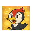 キラキラくちばしのキツツキ@SFW（個別スタンプ：20）