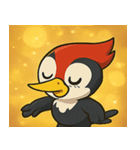キラキラくちばしのキツツキ@SFW（個別スタンプ：21）
