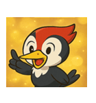 キラキラくちばしのキツツキ@SFW（個別スタンプ：22）