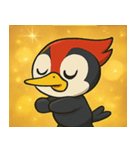 キラキラくちばしのキツツキ@SFW（個別スタンプ：23）