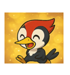 キラキラくちばしのキツツキ@SFW（個別スタンプ：24）