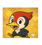 キラキラくちばしのキツツキ@SFW（個別スタンプ：28）