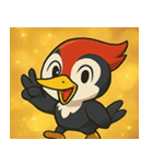 キラキラくちばしのキツツキ@SFW（個別スタンプ：29）