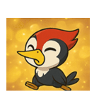 キラキラくちばしのキツツキ@SFW（個別スタンプ：32）