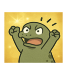 キラキラきばのコモドドラゴン@SFW（個別スタンプ：3）