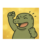 キラキラきばのコモドドラゴン@SFW（個別スタンプ：5）