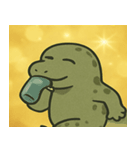 キラキラきばのコモドドラゴン@SFW（個別スタンプ：8）