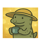 キラキラきばのコモドドラゴン@SFW（個別スタンプ：11）