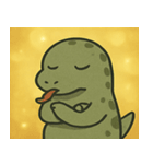 キラキラきばのコモドドラゴン@SFW（個別スタンプ：14）