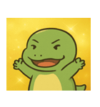 キラキラきばのコモドドラゴン@SFW（個別スタンプ：18）
