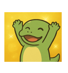 キラキラきばのコモドドラゴン@SFW（個別スタンプ：21）