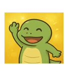 キラキラきばのコモドドラゴン@SFW（個別スタンプ：22）