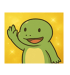 キラキラきばのコモドドラゴン@SFW（個別スタンプ：23）