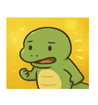 キラキラきばのコモドドラゴン@SFW（個別スタンプ：24）