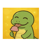 キラキラきばのコモドドラゴン@SFW（個別スタンプ：25）