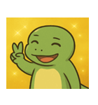 キラキラきばのコモドドラゴン@SFW（個別スタンプ：30）