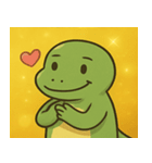 キラキラきばのコモドドラゴン@SFW（個別スタンプ：31）