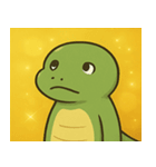 キラキラきばのコモドドラゴン@SFW（個別スタンプ：32）