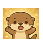 キラキラおててのコツメカワウソ2@SFW（個別スタンプ：2）