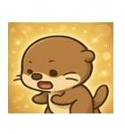 キラキラおててのコツメカワウソ2@SFW（個別スタンプ：8）