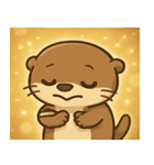 キラキラおててのコツメカワウソ2@SFW（個別スタンプ：10）