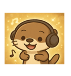 キラキラおててのコツメカワウソ2@SFW（個別スタンプ：12）