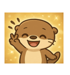 キラキラおててのコツメカワウソ2@SFW（個別スタンプ：13）