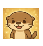 キラキラおててのコツメカワウソ2@SFW（個別スタンプ：15）