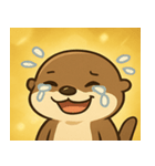 キラキラおててのコツメカワウソ2@SFW（個別スタンプ：17）