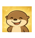 キラキラおててのコツメカワウソ2@SFW（個別スタンプ：18）