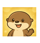 キラキラおててのコツメカワウソ2@SFW（個別スタンプ：22）