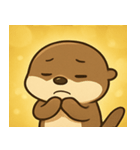 キラキラおててのコツメカワウソ2@SFW（個別スタンプ：24）