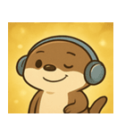 キラキラおててのコツメカワウソ2@SFW（個別スタンプ：28）