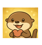 キラキラおててのコツメカワウソ2@SFW（個別スタンプ：30）