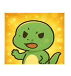 キラキラ☆ティラノでござる@SFW（個別スタンプ：2）