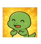 キラキラ☆ティラノでござる@SFW（個別スタンプ：3）