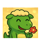 キラキラ☆ティラノでござる@SFW（個別スタンプ：32）