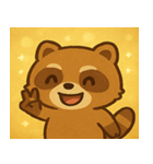 ちょい光タヌキ@SFW（個別スタンプ：13）