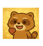ちょい光タヌキ@SFW（個別スタンプ：14）