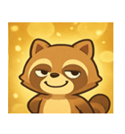 ちょい光タヌキ@SFW（個別スタンプ：18）