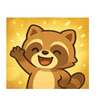 ちょい光タヌキ@SFW（個別スタンプ：21）