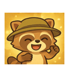 ちょい光タヌキ@SFW（個別スタンプ：23）