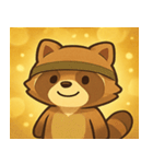 ちょい光タヌキ@SFW（個別スタンプ：27）