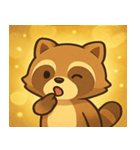 ちょい光タヌキ@SFW（個別スタンプ：28）