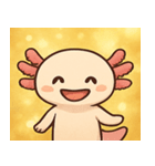 キラキラえらのウーパールーパー@SFW（個別スタンプ：1）