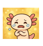 キラキラえらのウーパールーパー@SFW（個別スタンプ：4）