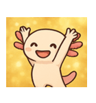 キラキラえらのウーパールーパー@SFW（個別スタンプ：5）