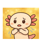 キラキラえらのウーパールーパー@SFW（個別スタンプ：11）